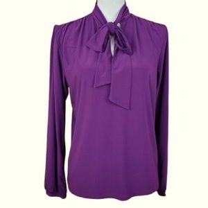 Babaton tie-neck blouse